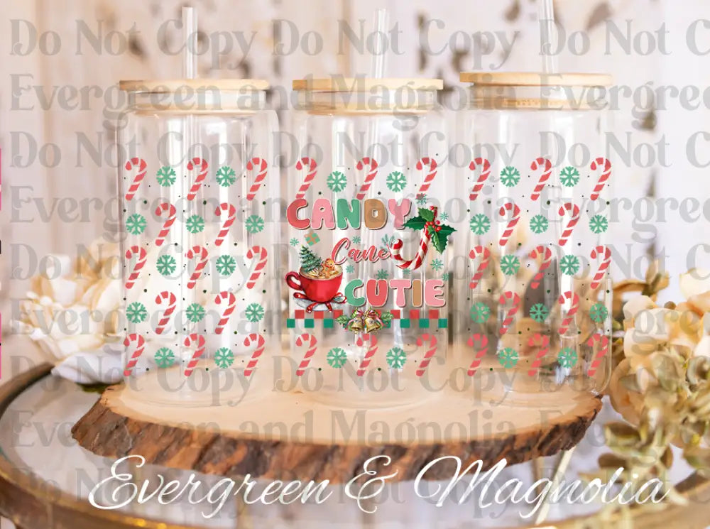 Candy Cane Cutie Red & Green