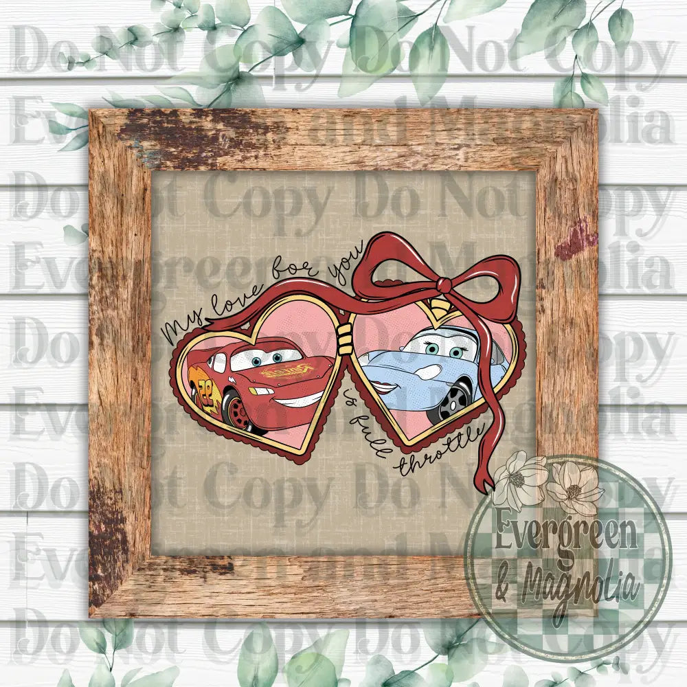 Cars Locket (Black)