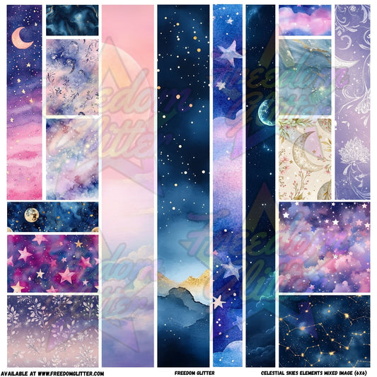 Pen Mixed Elements - Celestial Skies (Printed Vinyl)