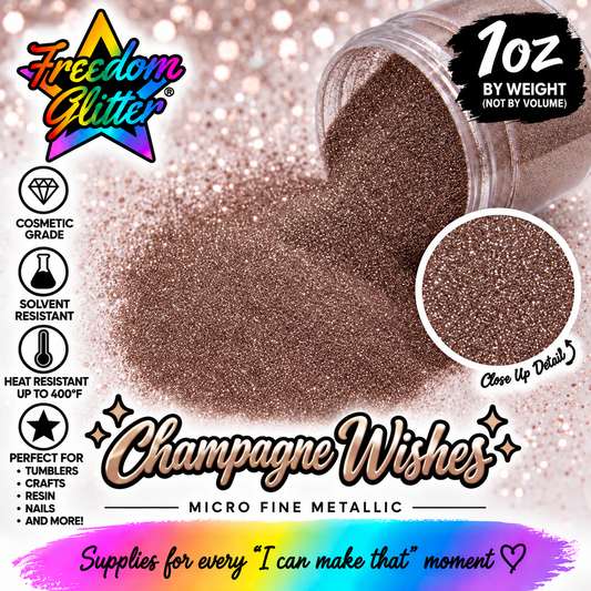 Champagne Wishes (Metallic Glitter)