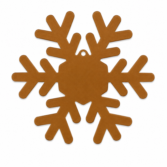 Snowflake 3 Acrylic Ornament Blank – 4"