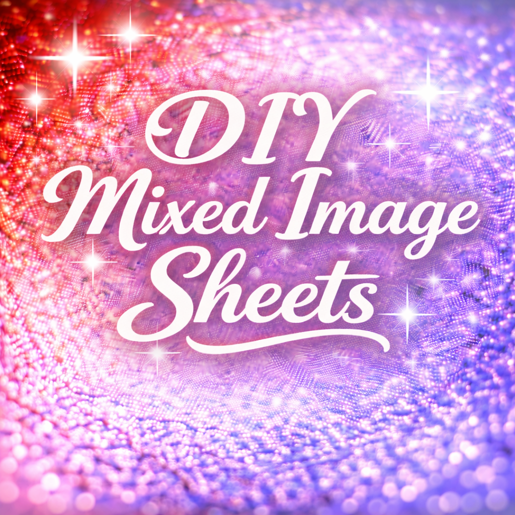 DIY Mixed Image Sheets – Freedom Glitter