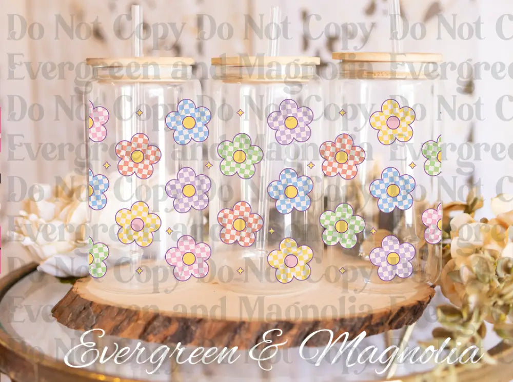 CheckerboardFlowers_Cup