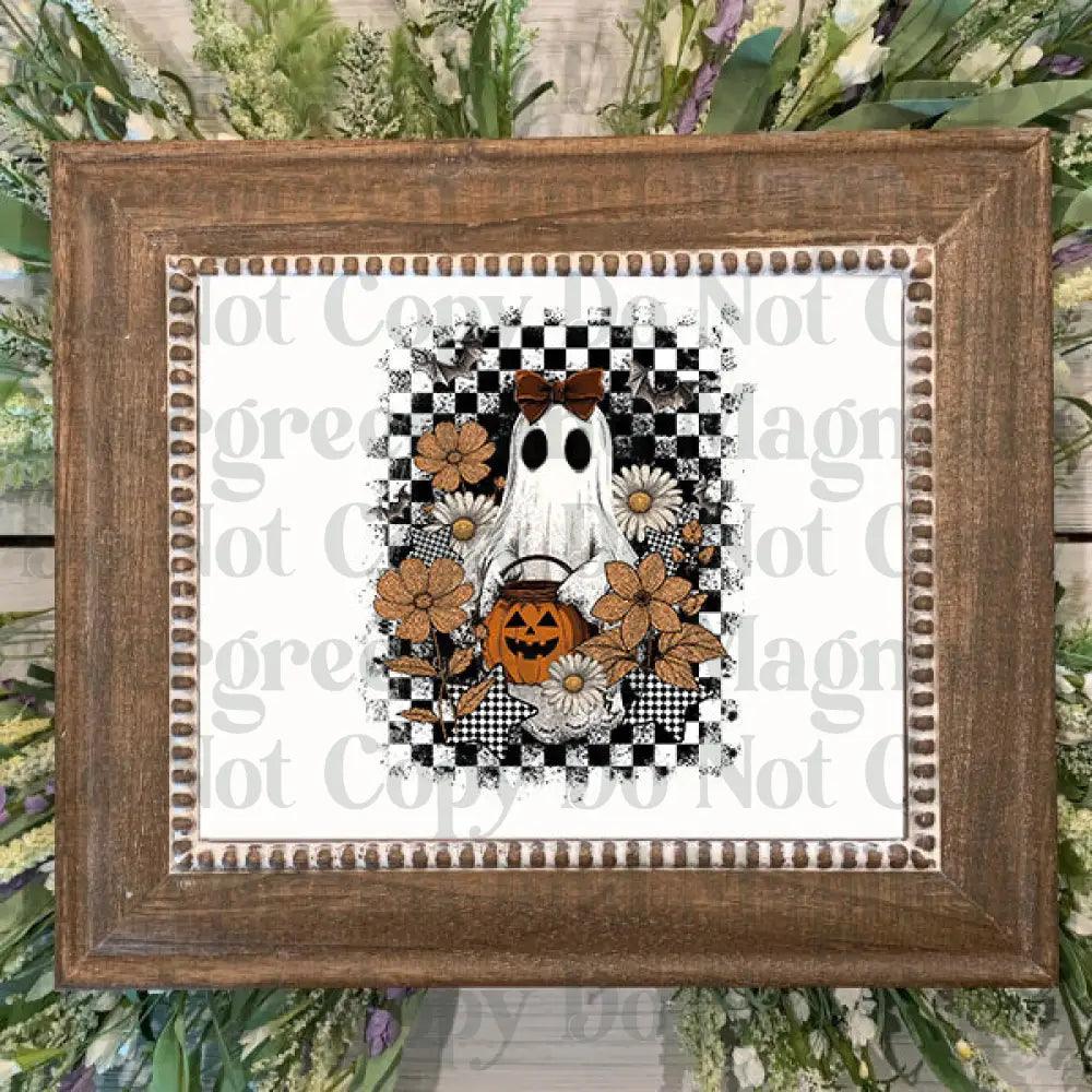 Checkered ghost girl