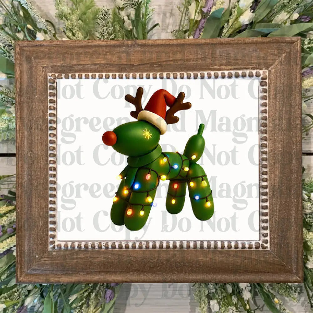 Christmas Balloon dog EM (1)