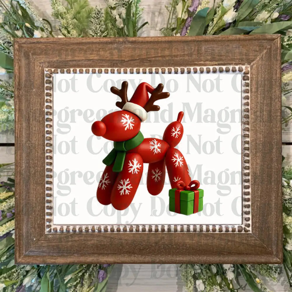 Christmas Balloon dog EM (3)