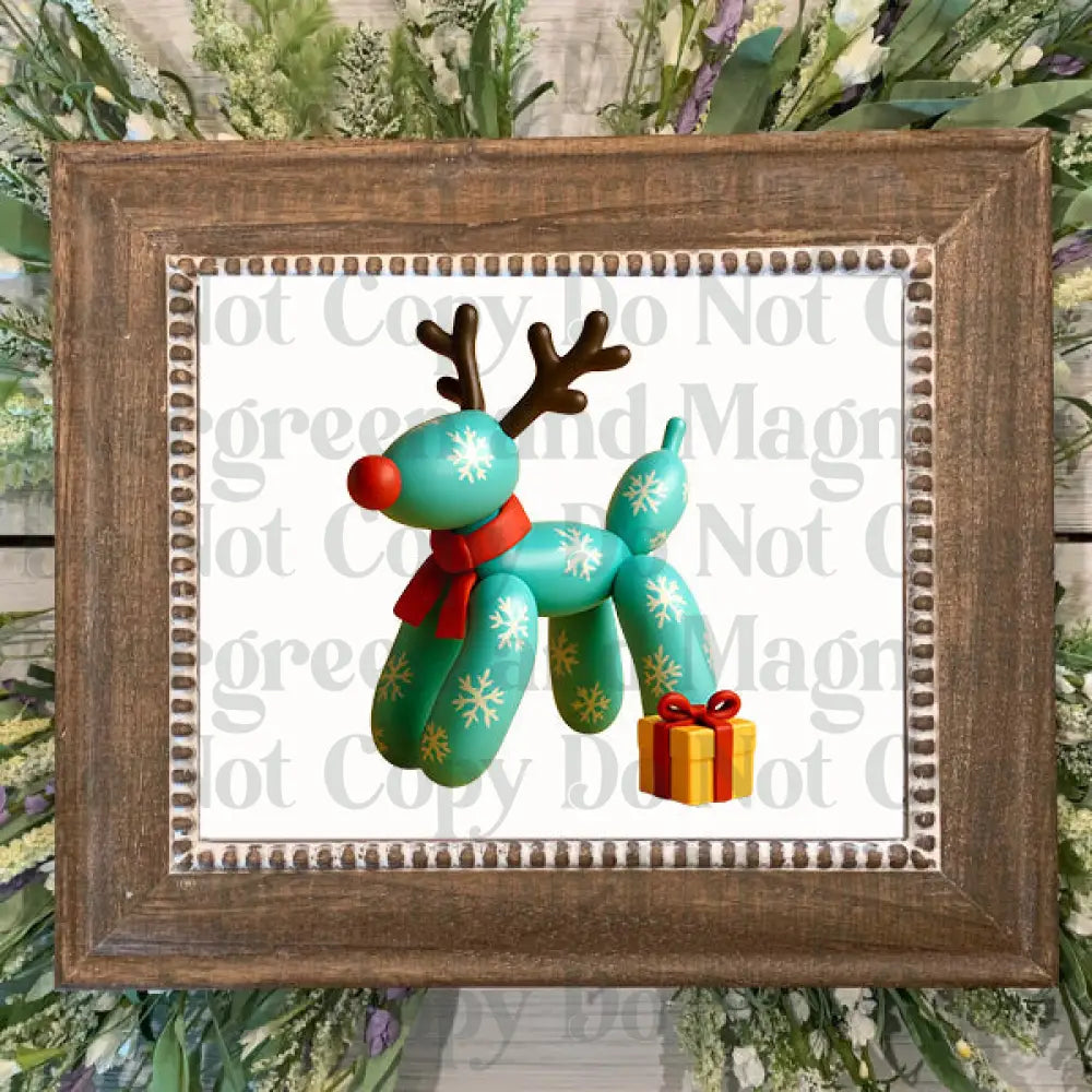 Christmas Balloon dog EM (5)