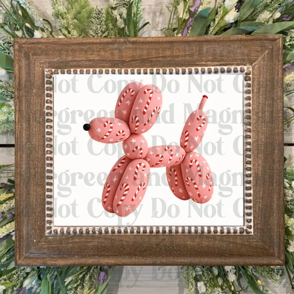 Christmas Balloon dog EM (6)