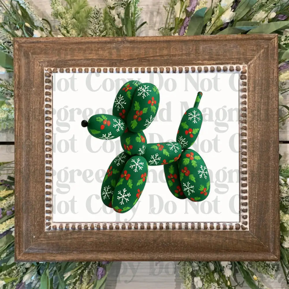 Christmas Balloon dog EM (8)
