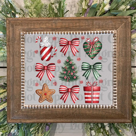 Christmas Coquette decals (1)