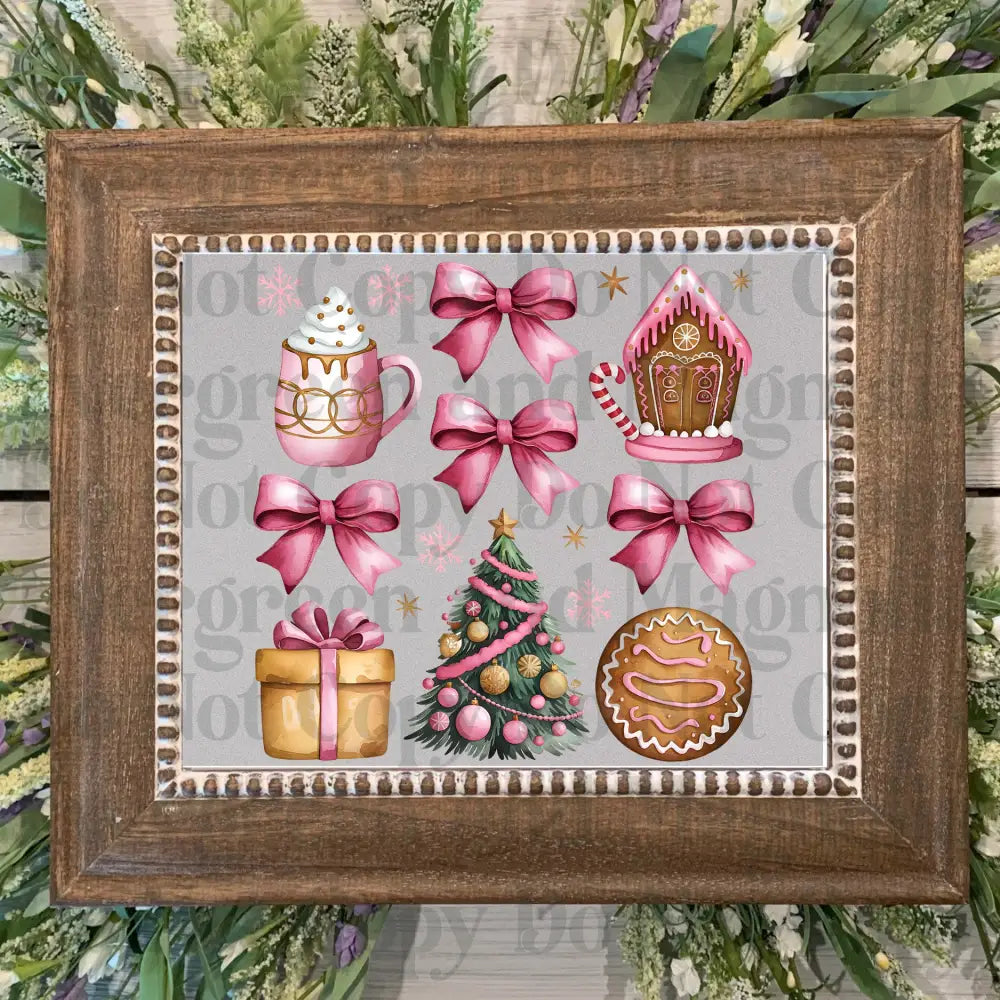 Christmas Coquette decals (3)