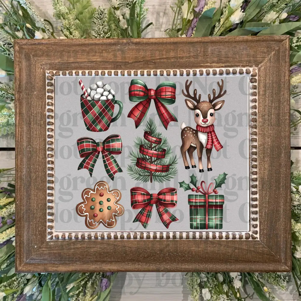 Christmas Coquette decals (4)