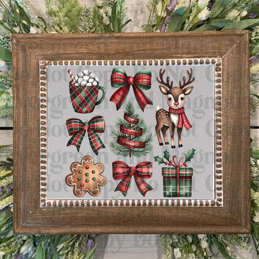 Christmas Coquette decals (4)