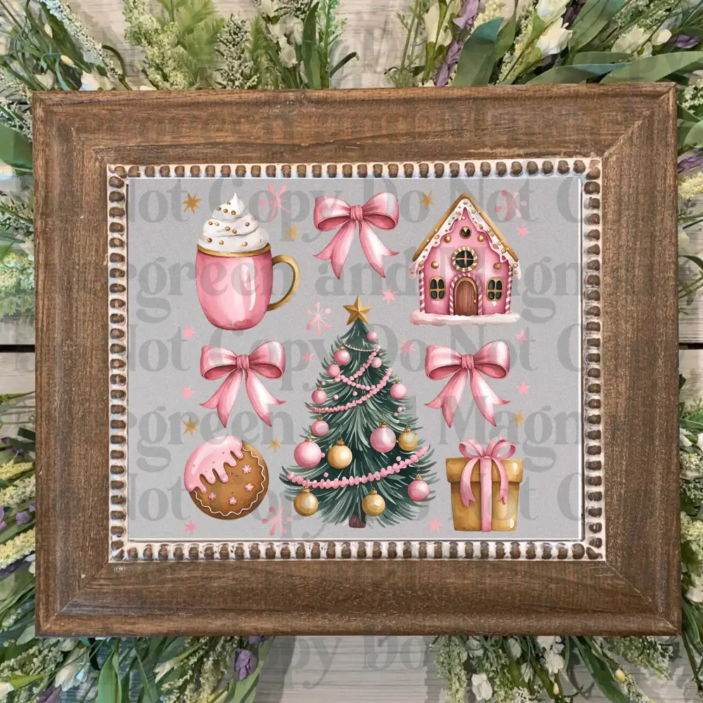 Christmas Coquette decals (50)