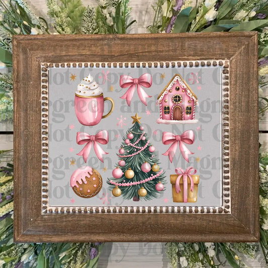 Christmas Coquette decals (50)