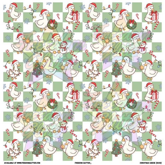 Christmas Geese (Printed Vinyl)