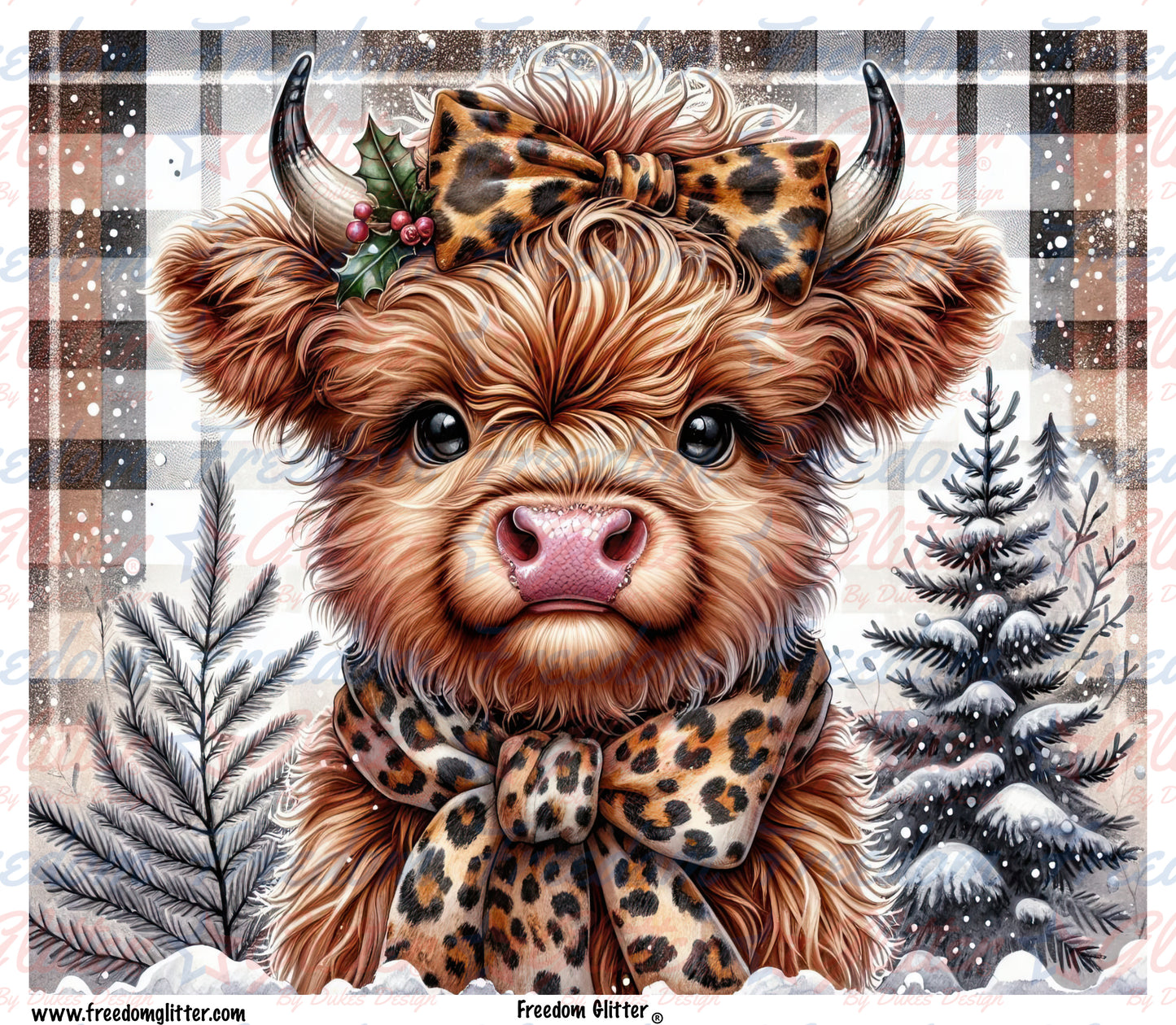 Christmas Highland 1 (Printed Vinyl)