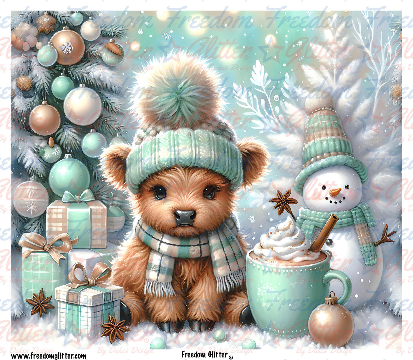 Christmas Highland 3 (Printed Vinyl)