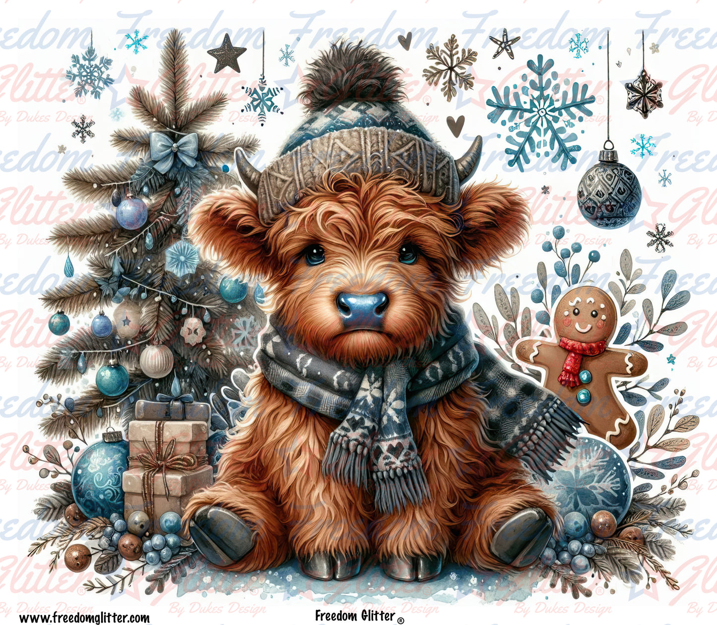 Christmas Highland 5 (Printed Vinyl)