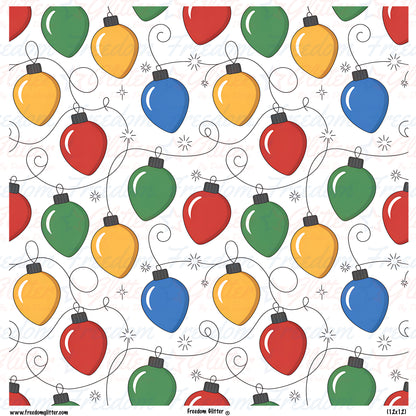 Christmas Lights 1 (Printed Vinyl)