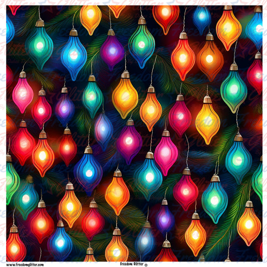 Christmas Lights 1 (Printed Vinyl)