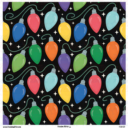 Christmas Lights 3 (Printed Vinyl)