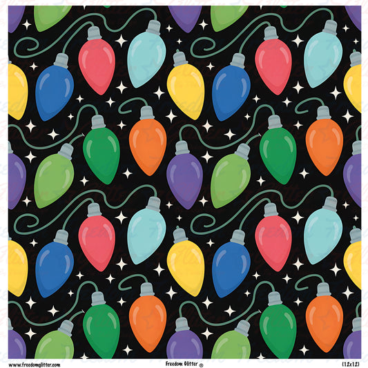 Christmas Lights 3 (Printed Vinyl)