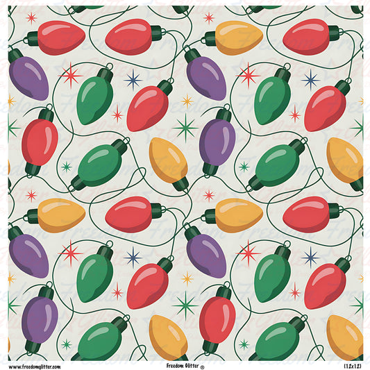 Christmas Lights 4 (Printed Vinyl)