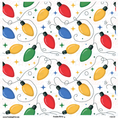 Christmas Lights 5 (Printed Vinyl)
