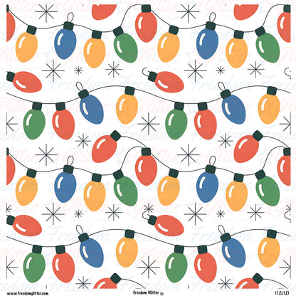 Christmas Lights 6 (Printed Vinyl)