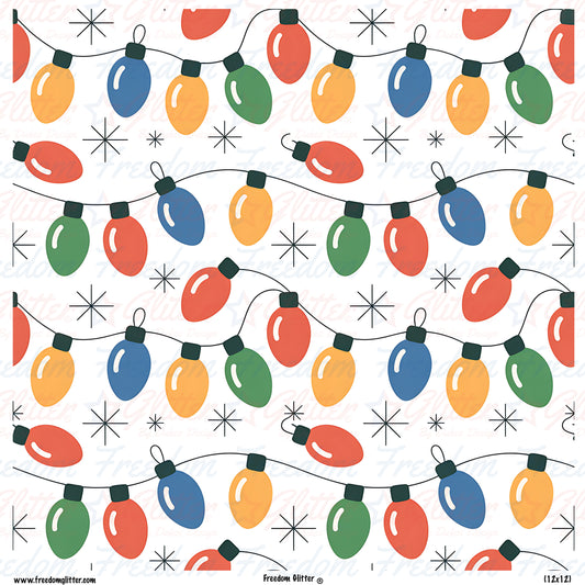 Christmas Lights 6 (Printed Vinyl)