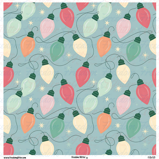 Christmas Lights 7 (Printed Vinyl)
