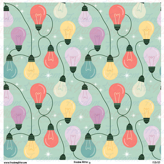 Christmas Lights 8 (Printed Vinyl)