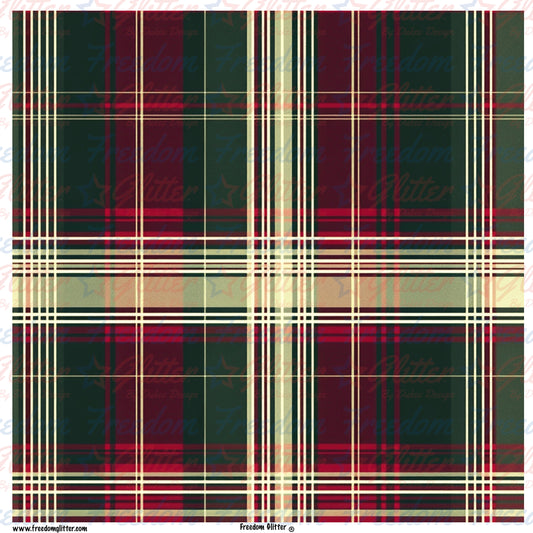 Christmas Plaid 1 (Printed Vinyl)