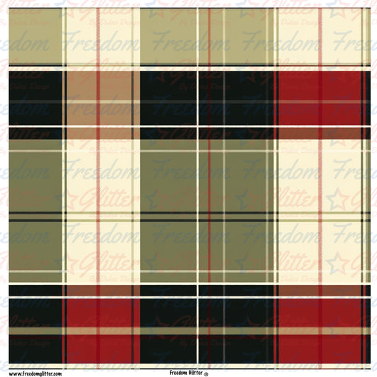 Christmas Plaid 2 (Printed Vinyl)