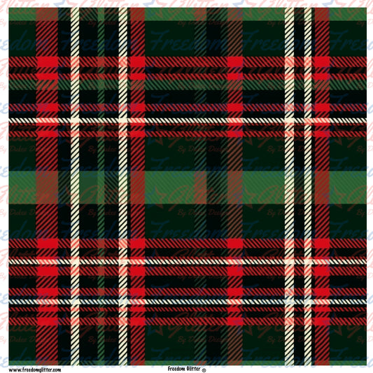 Christmas Plaid 3 (Printed Vinyl)