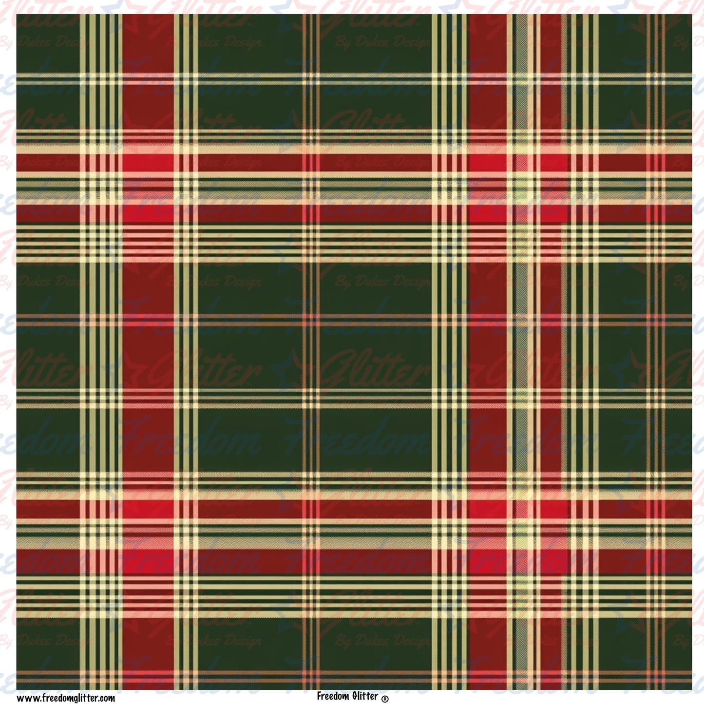 Christmas Plaid 6 (Printed Vinyl)