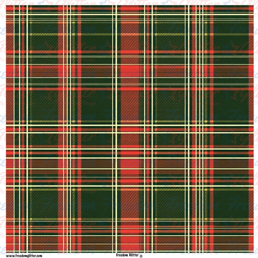 Christmas Plaid 7 (Printed Vinyl)