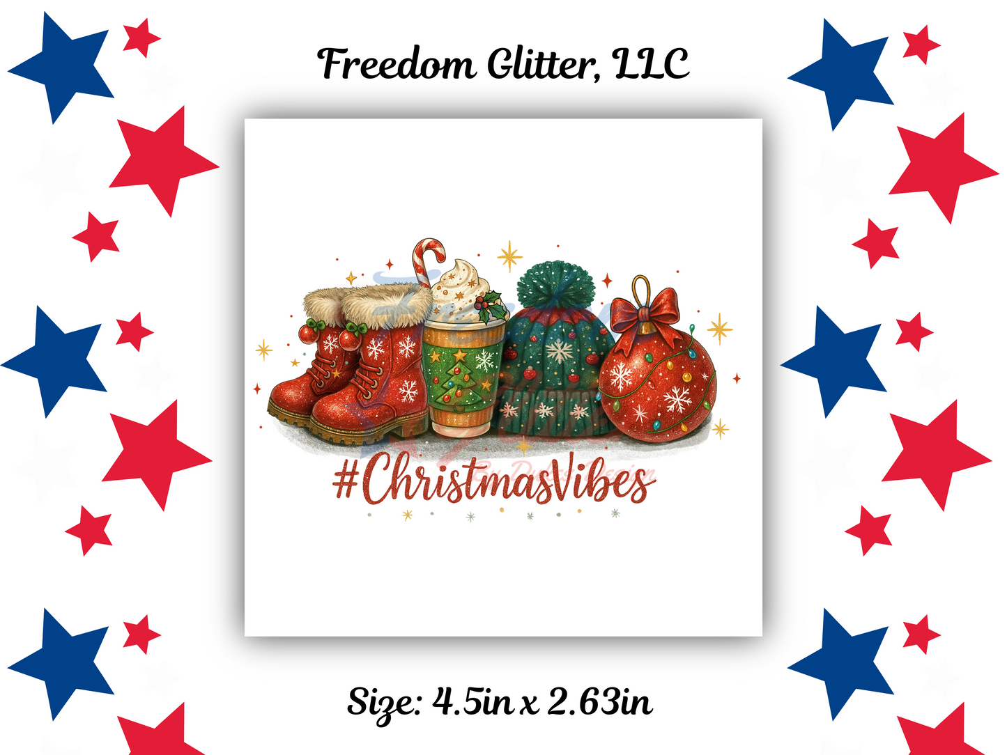 Christmas Vibes Decal (UVDTF)