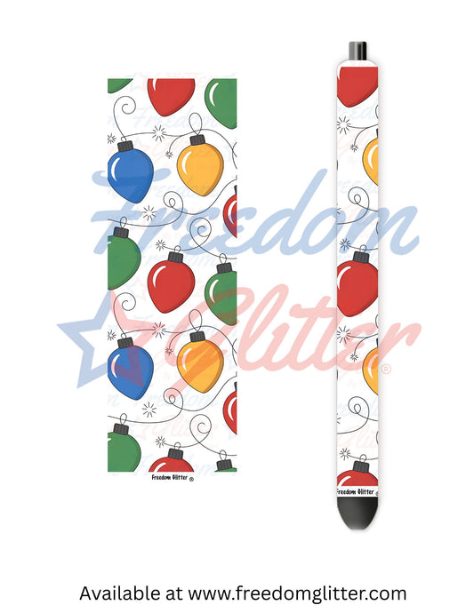 Christmas Lights 1 (Printed Vinyl)