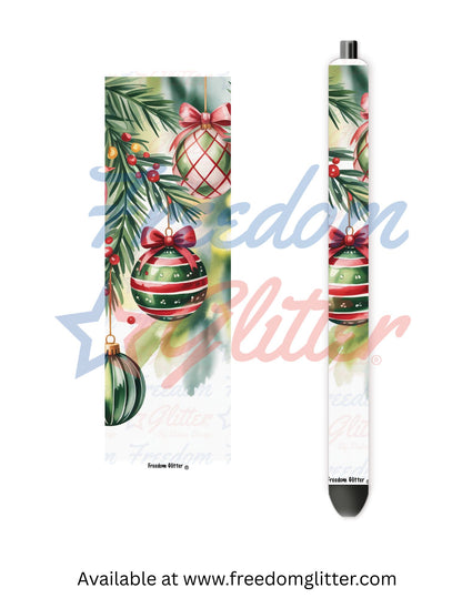 Christmas Ornaments 1 (Printed Vinyl)