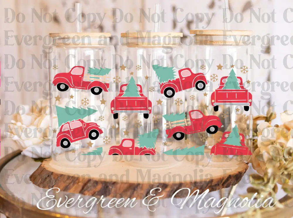 Christmas in July bundle 15 Christmas trucks