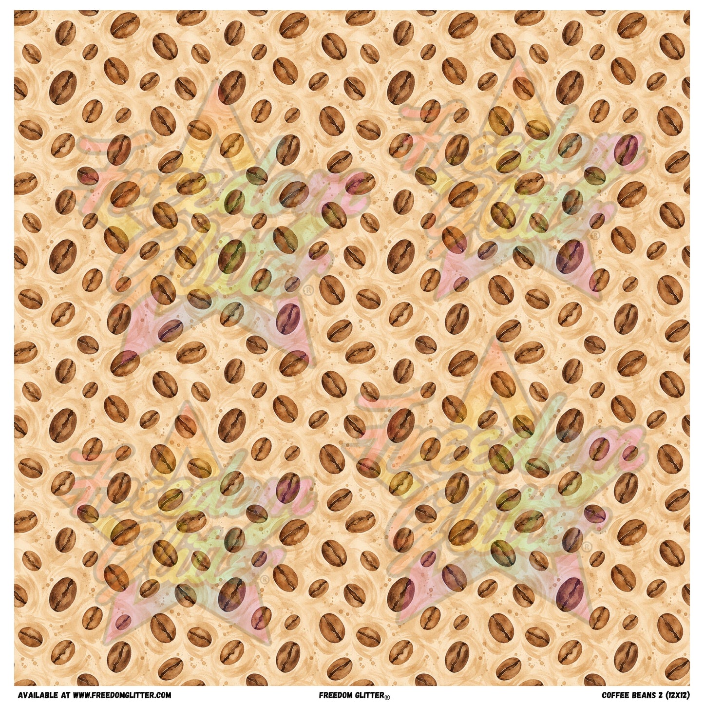 Coffee Beans 2 (Printed Vinyl)