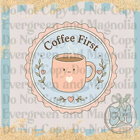 Coffee before talking