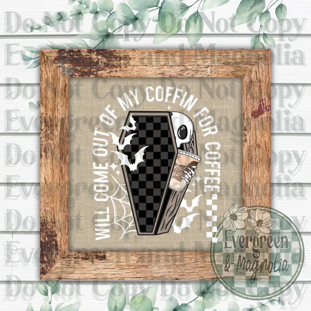 Coffin coffee (white)