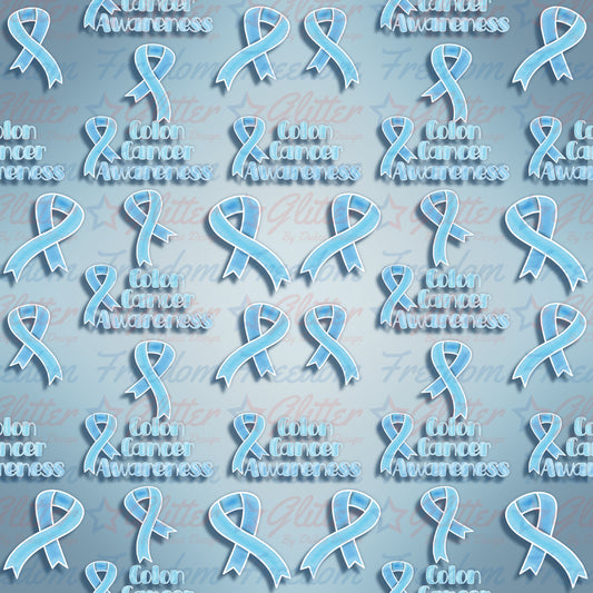 Colon Cancer Awareness 4 (Printed Vinyl)