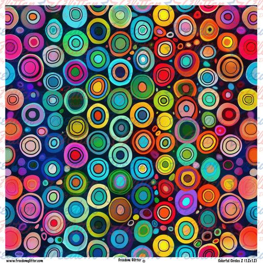 Colorful Circles 2 (Printed Vinyl)