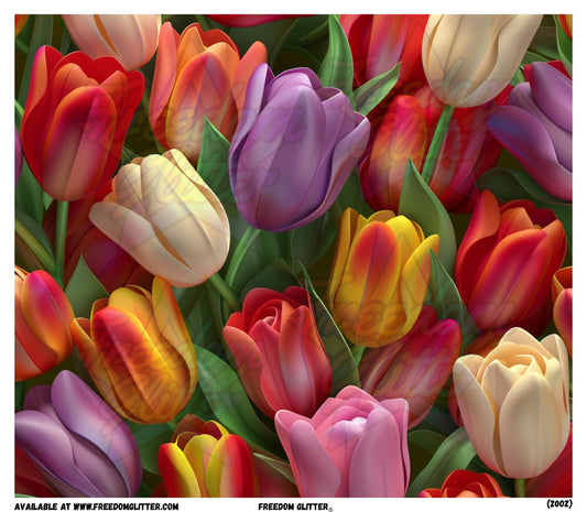 Colorful Tulips (Printed Vinyl)