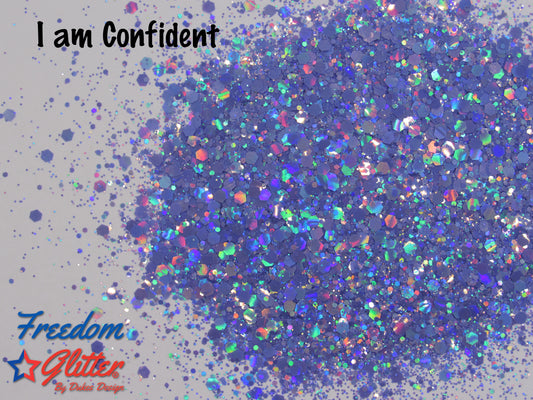 I am Confident (Pearl Holographic Glitter)