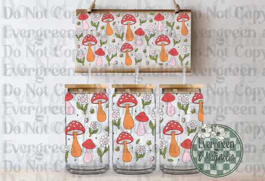 Mushrooms & Flowers